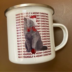Have Yourself a Meowy Christmas Enamel Mug-Brand New!